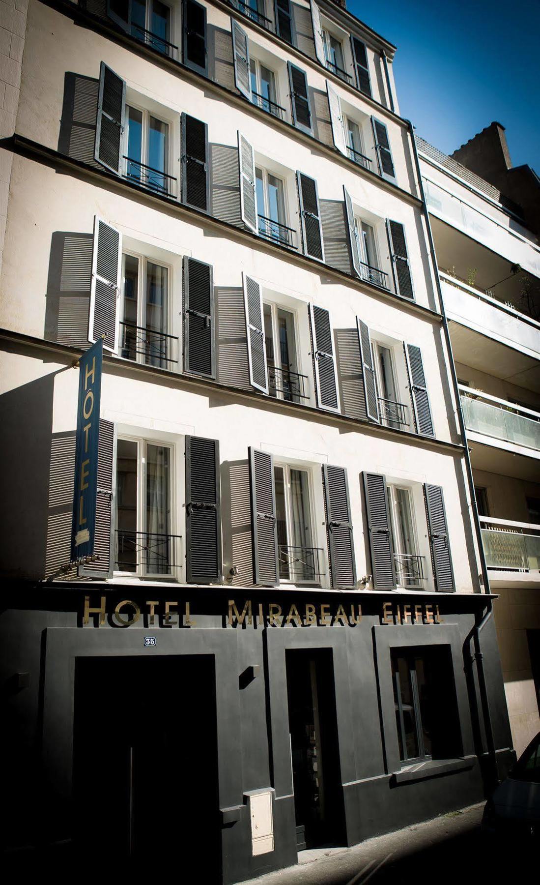 Hotel Mirabeau Eiffel Paris Exterior foto
